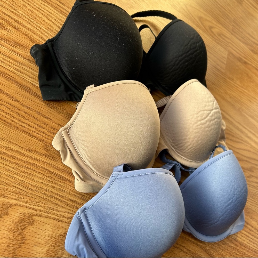 Set of (3) ThirdLove Classic TShirt Bras